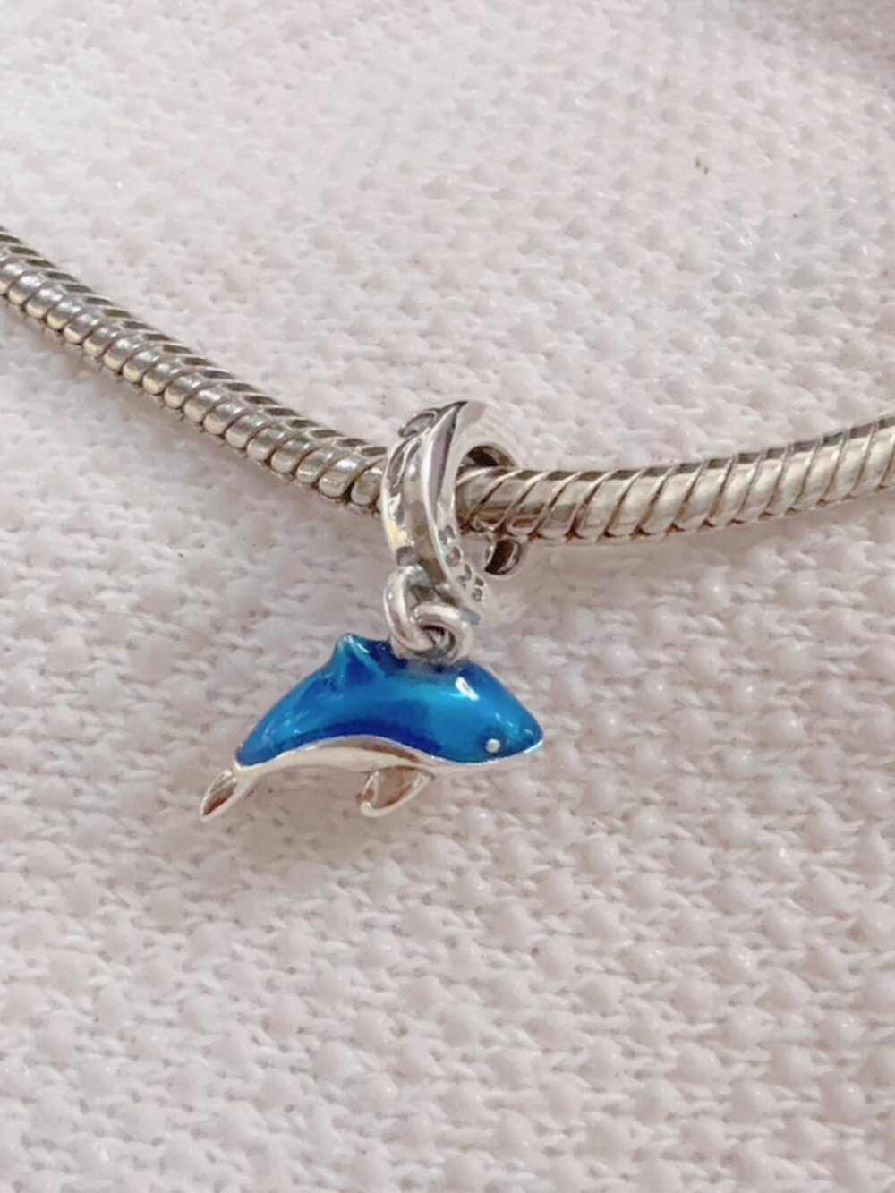 Blue Dolphin Dangle Charm, Ocean Charm For Pandora Bracelet